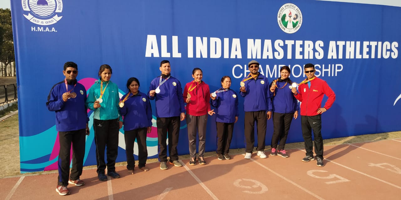 Winner of Master Athletics Championship